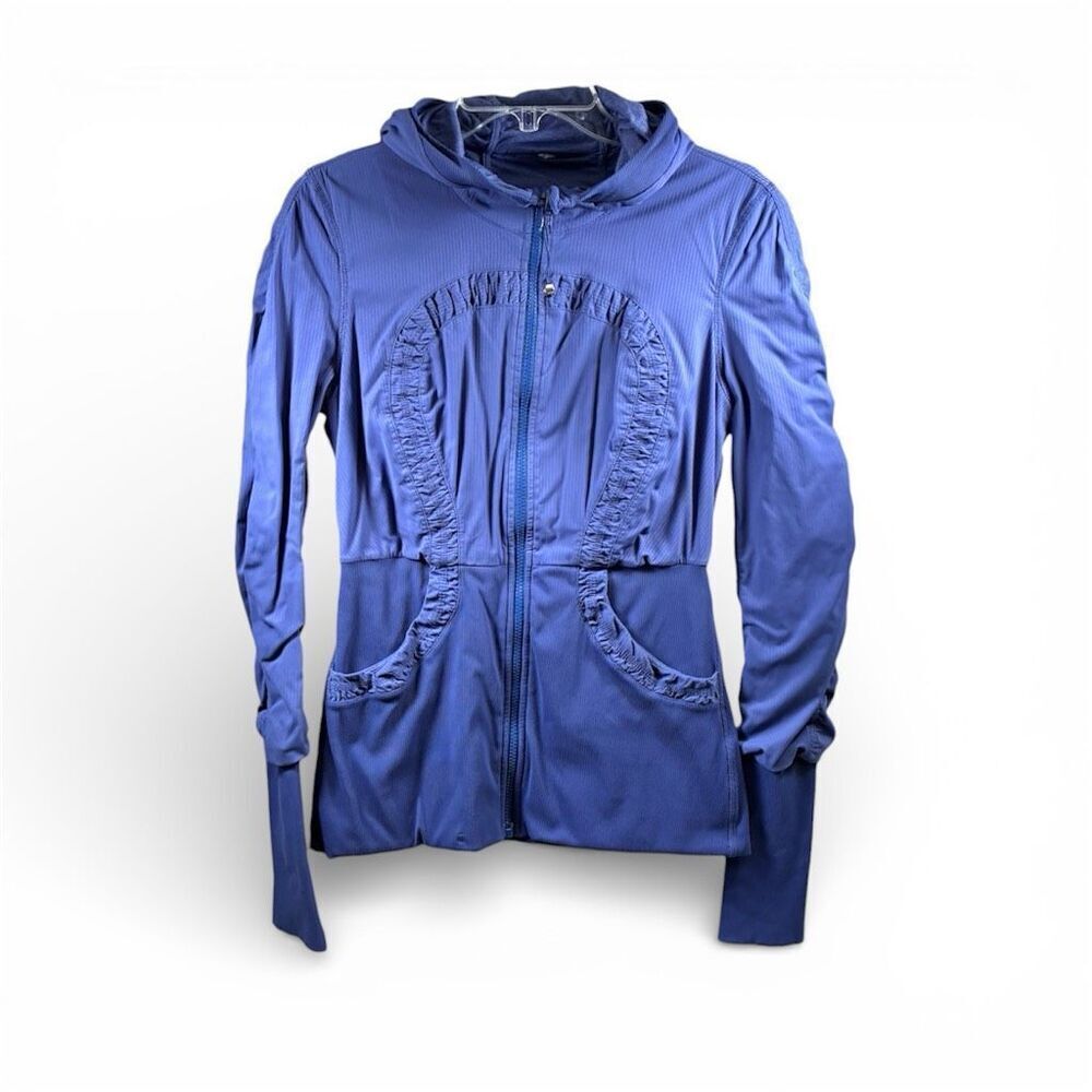 Lululemon Dance Studio Reversible Jacket in Purple Blueish Size 10